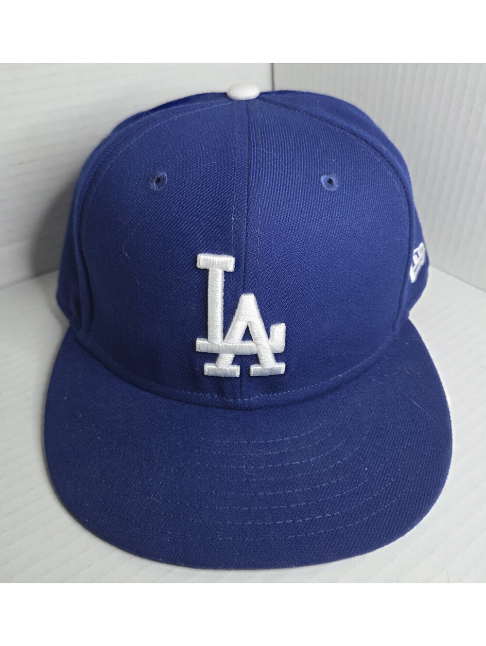 Los Angeles Dodgers MLB New Era 59FIFTY 5950 Fitted Cap Hat 7 1/8 Classic Blue